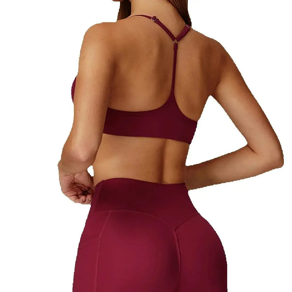 Sport Bra Women Yoga Bra Running Vest Gym Workout Underwear Padded Crop Tops Female Sportswear Brassiere Push Up Fitness Bras
