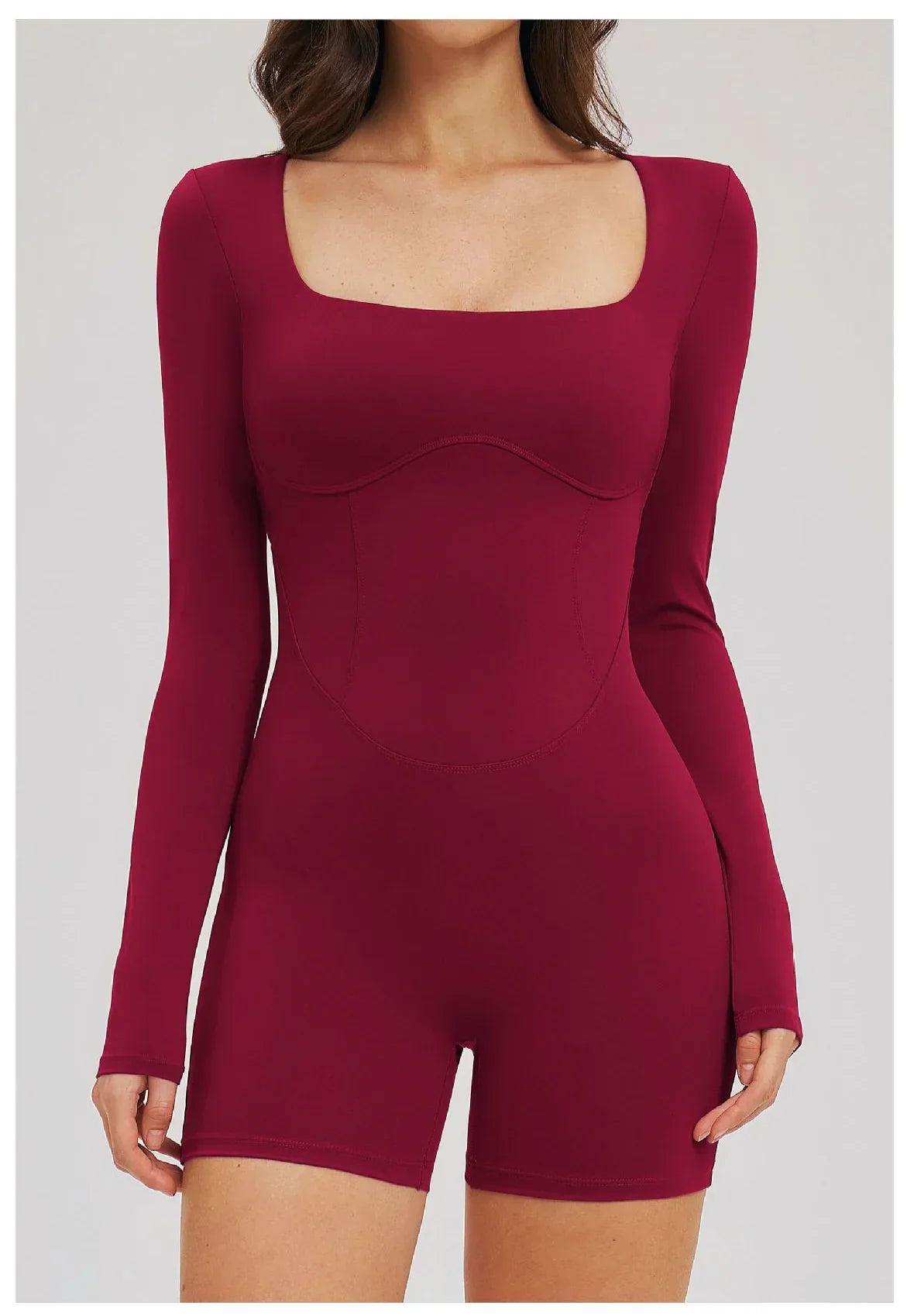 Women Bodysuits Gym Rompers Push Up Workout Clothes Backless Scrunch Fitness Sports Yoga Bodysuit Short Sleeves Fitness Jumpsuit