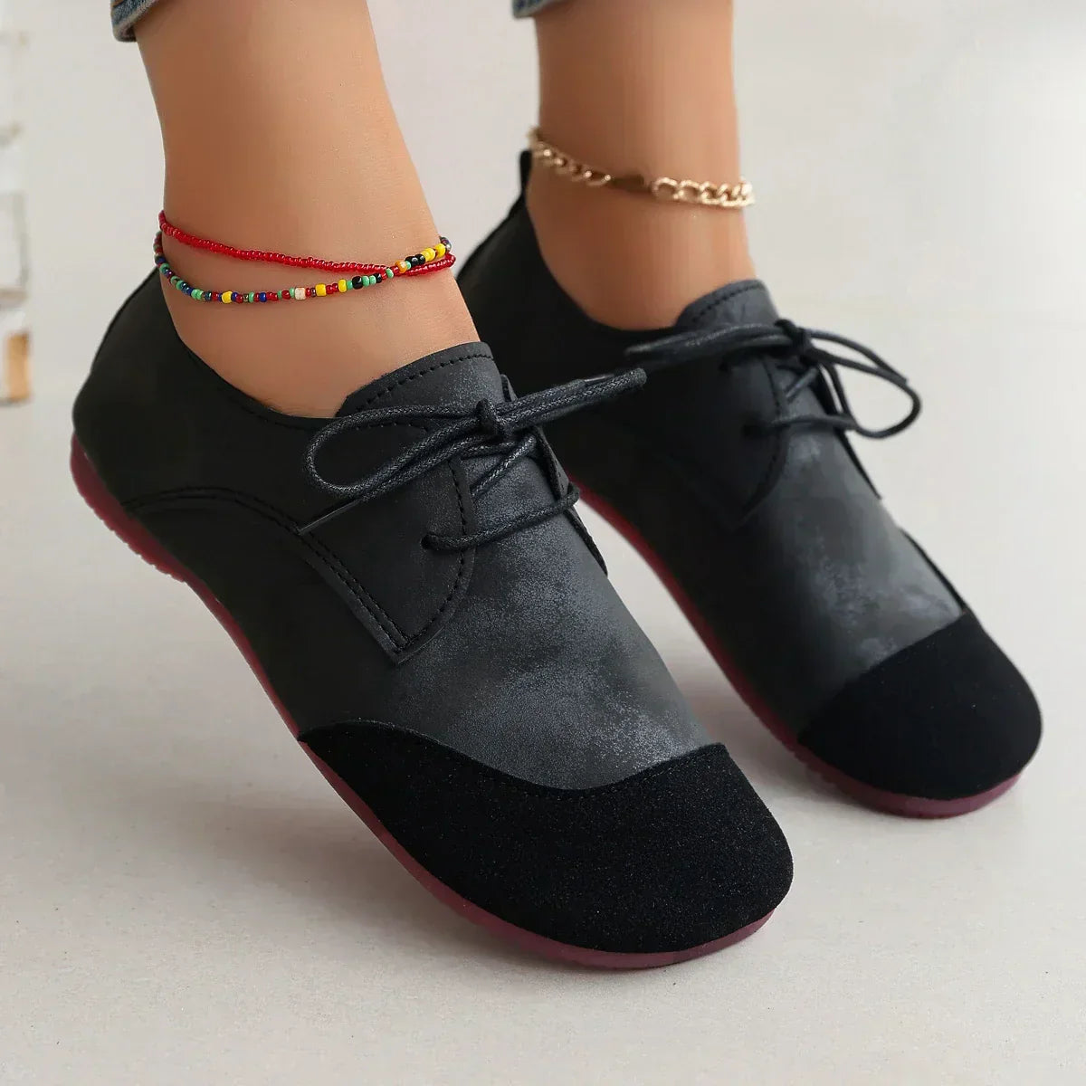 Chiara Barefoot Oxford Flats