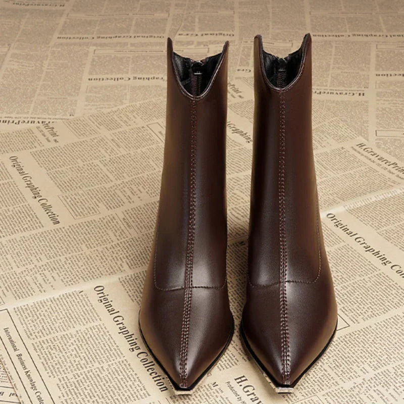 Raven Luxe Chrome Boots