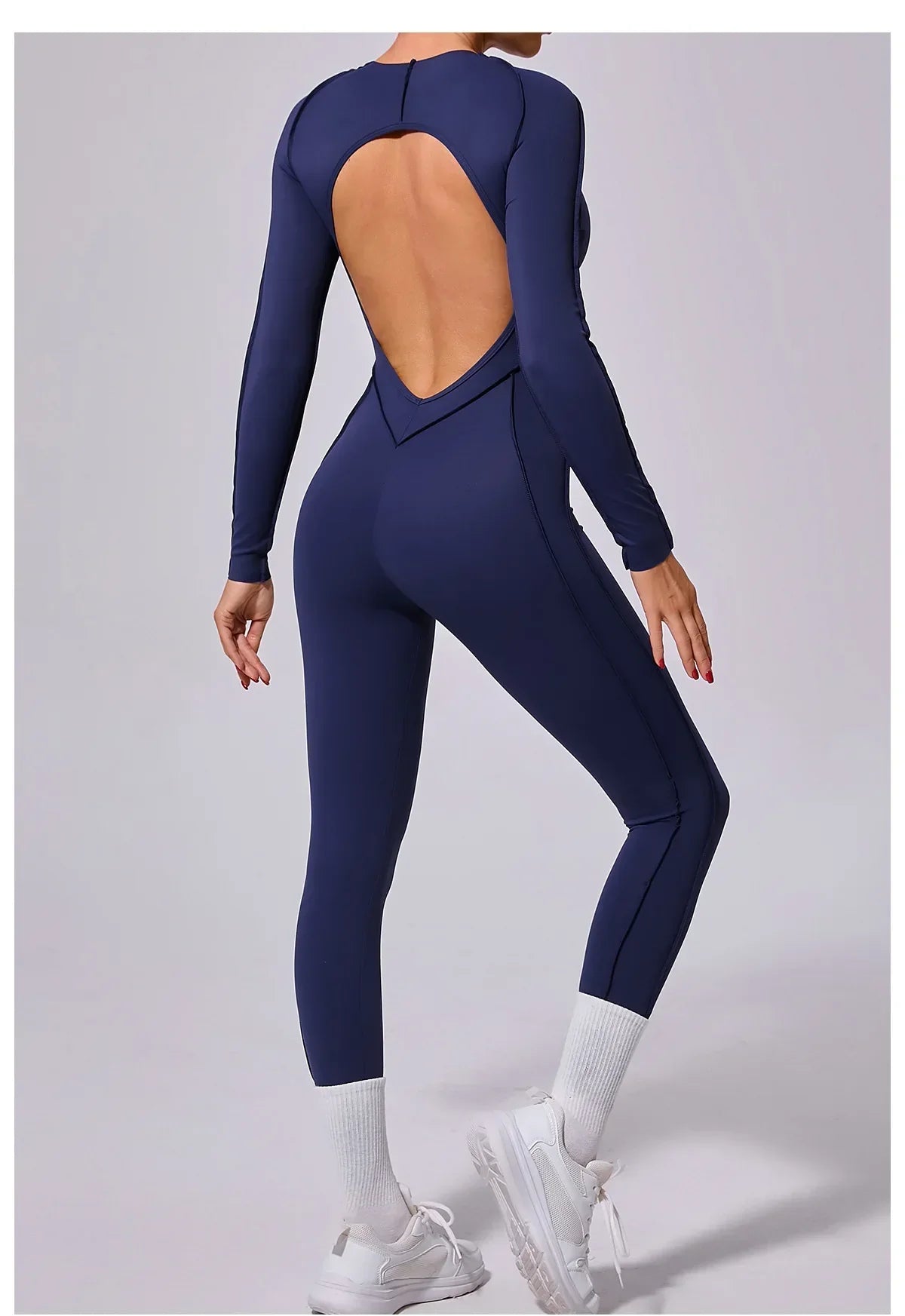 Workout Jumpsuit Sports Overalls Women Tracksuit Gym Clothing Running Long Sleeved Fitness Suits Gym Clothes Sportswear Yoga Set