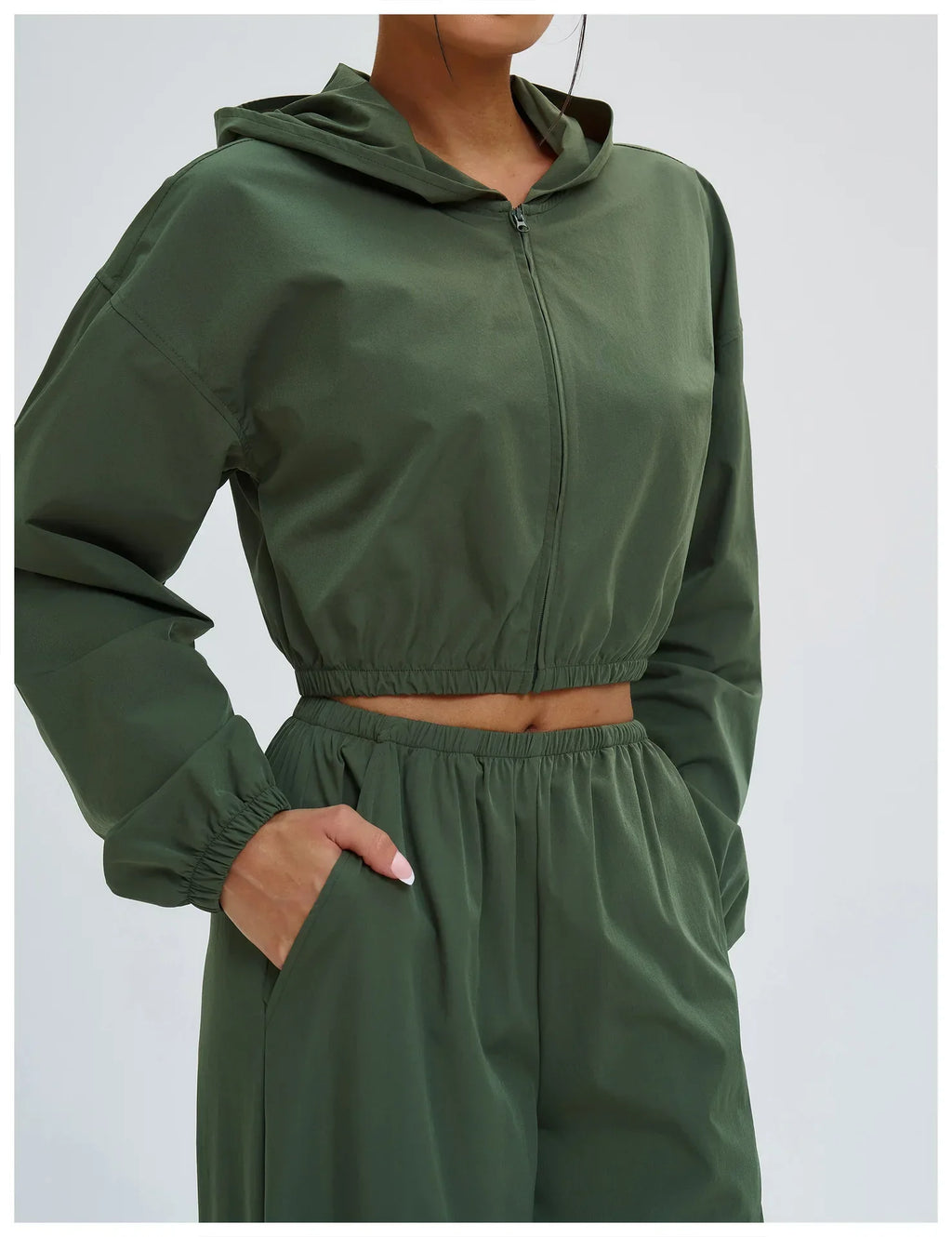 New Yoga Long Sleeve Outdoor Sunscreen Coat Women's Zipper Windproof Hoodie Sports Coat Cycling and Mountaineering Outerwear Top