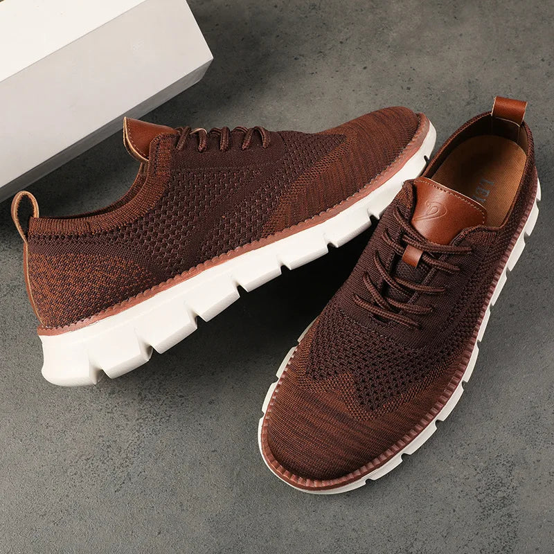 Marco Knit Mesh Sneakers – Men’s Breathable Walking Shoe