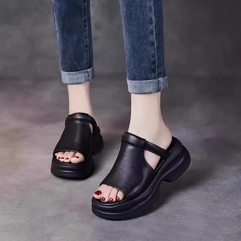 Emma Leather Sandals