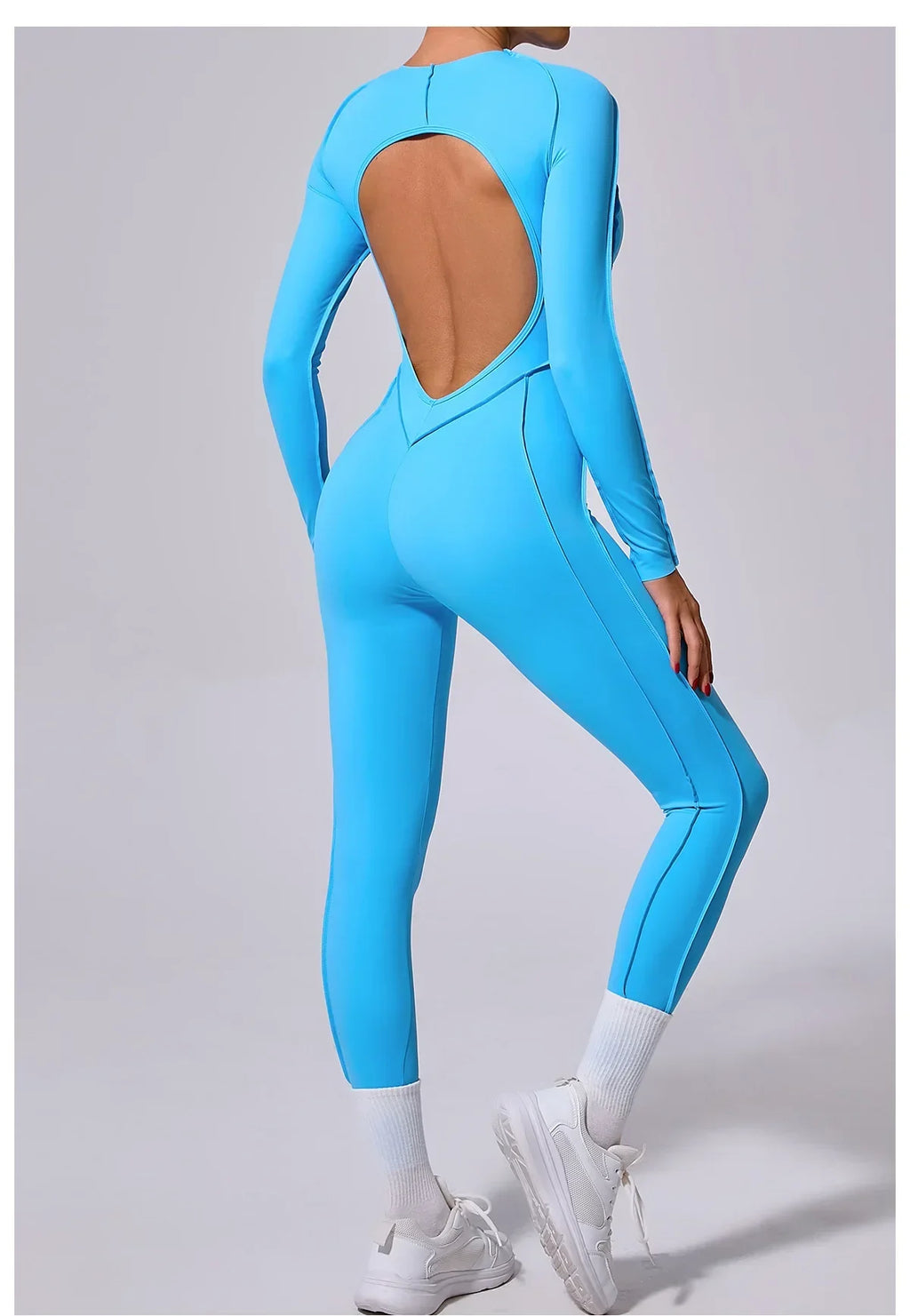 Workout Jumpsuit Sports Overalls Women Tracksuit Gym Clothing Running Long Sleeved Fitness Suits Gym Clothes Sportswear Yoga Set