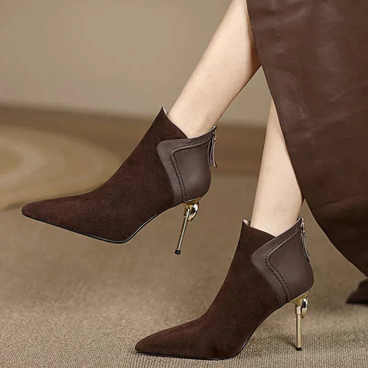 Valentina Pointed Ankle Boots