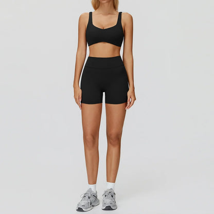 Yoga set 2 pieces women's sportswear gym clothes exercise running fitness set