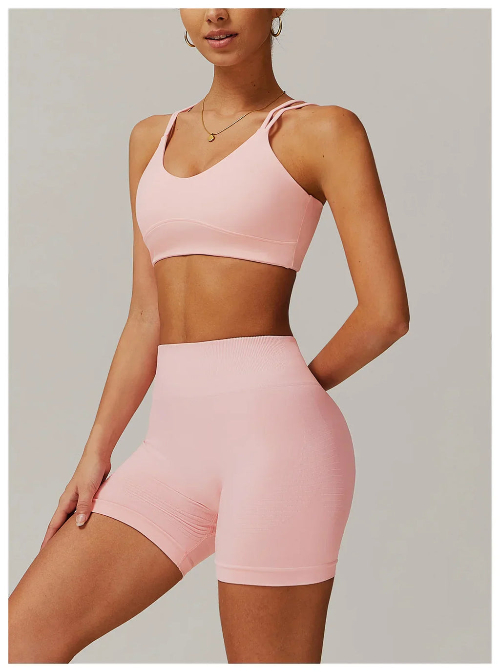 Women's Sports Bra Sexy Criss Cross Straps Back High Support Impact Yoga Underwear Running Fitness Gym Padded Bralette Tops