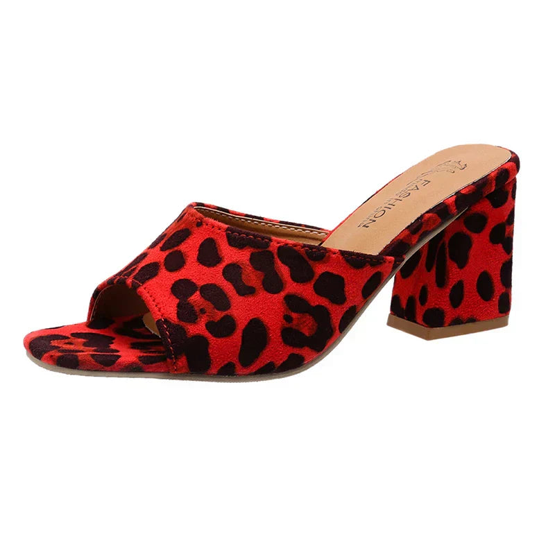 Leopard Lux Sandals