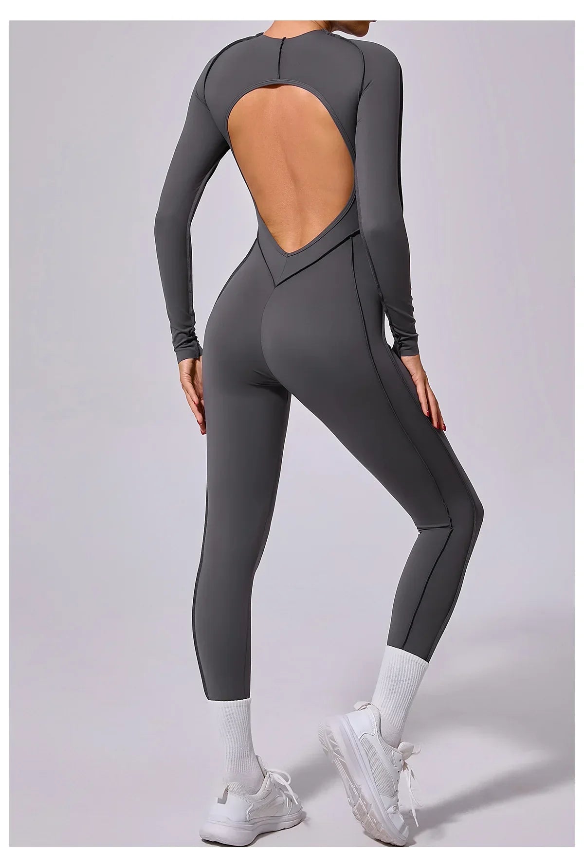 Workout Jumpsuit Sports Overalls Women Tracksuit Gym Clothing Running Long Sleeved Fitness Suits Gym Clothes Sportswear Yoga Set