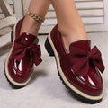 Carmen Bow Platform Loafers
