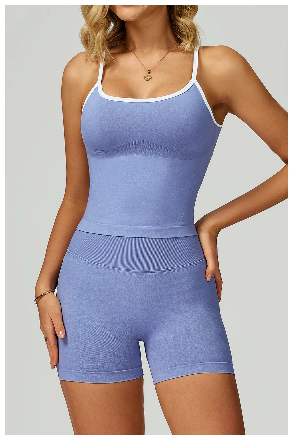 Seamless Sports Fitness Vest with Chest Pad Summer Shockproof Beauty Back Nude Feeling Suit Pilates Training Yoga Top Yoga Bras