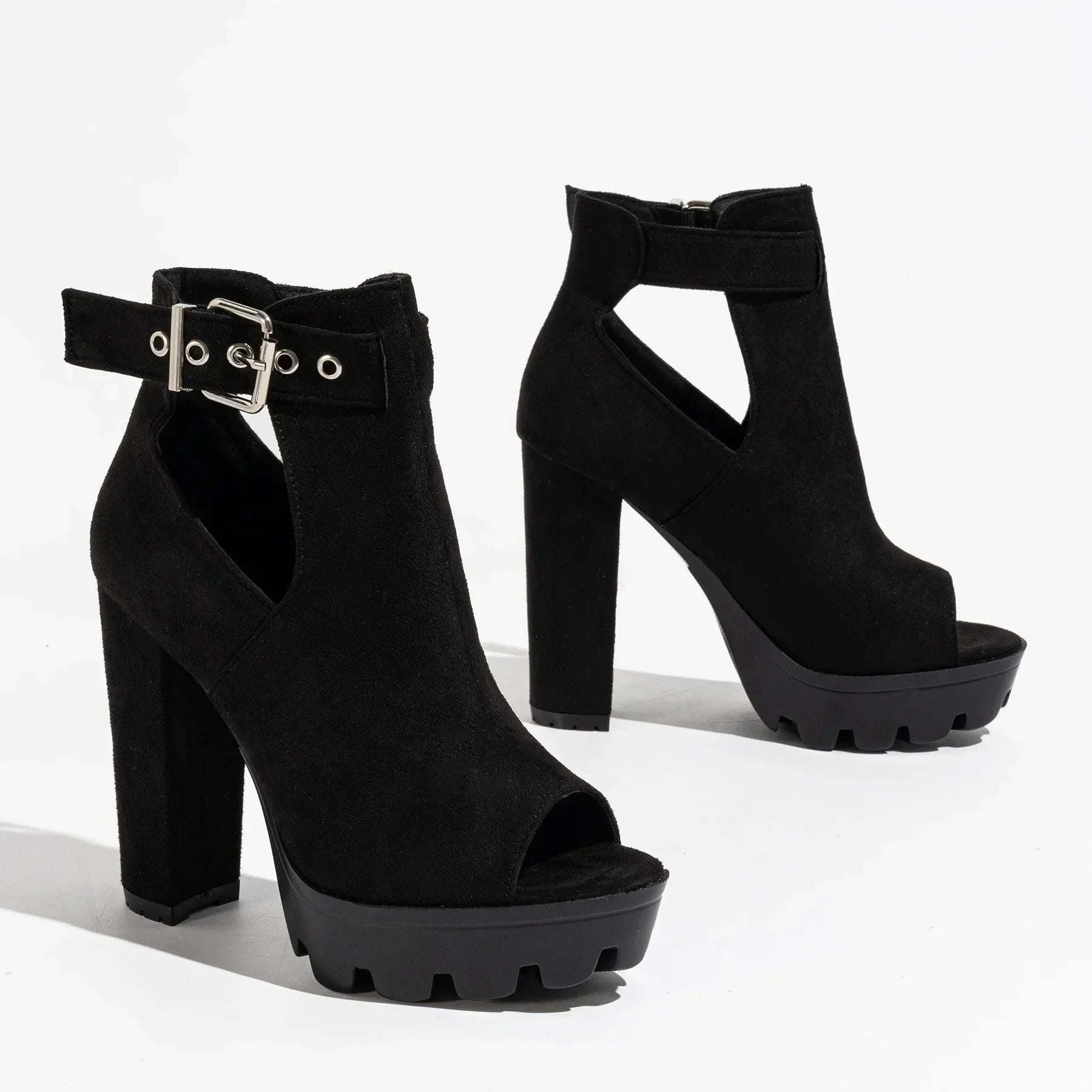 Selena Gladiator Sandals – Women's Waterproof High Block Heels