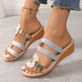 Isla Woven Slide Sandals – Women’s Thick Sole Arch Support Shoes