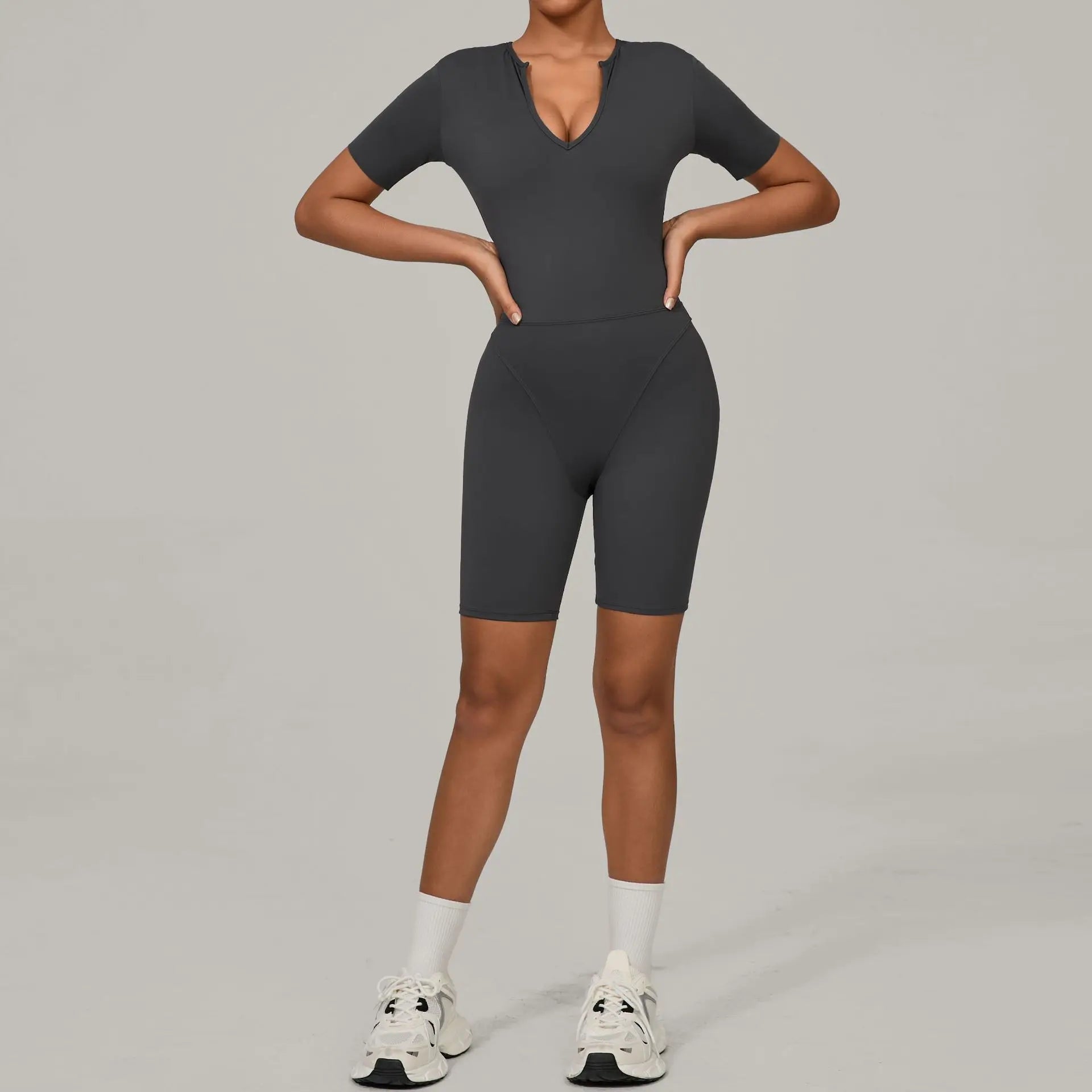 Summer Jumpsuits Short Sleeve Yoga Bodysuit Women Yoga Set Gym Tracksuit Push-up Rompers Workout Clothes Dance Fitness Bodysuit