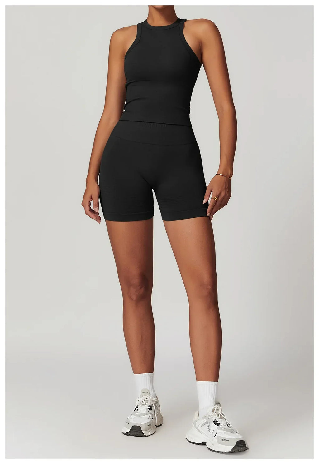 2 Pieces Women's Clothes Seamless Yoga Set Workout Tracksuit Sportswear Gym Clothing High Waist Leggings Fitness Sports Suits