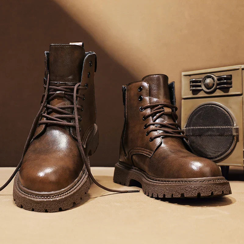 Marco Leather Ankle Boots