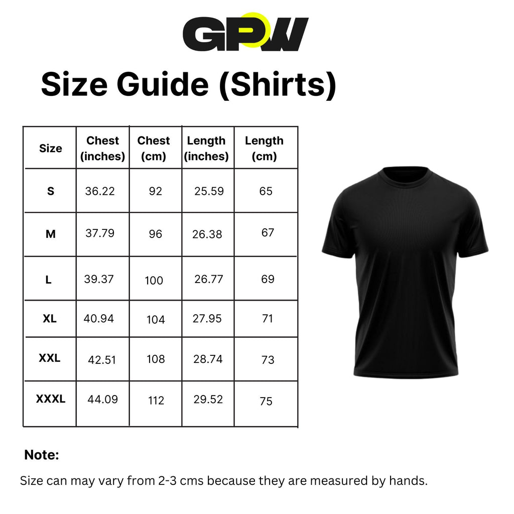 GPW Men's Fit Summer Gym T-Shirt - Bodybuilding Streetwear Tee